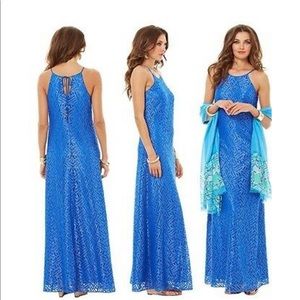 Lilly Pulitzer Angel Lace Maxi Dress XS